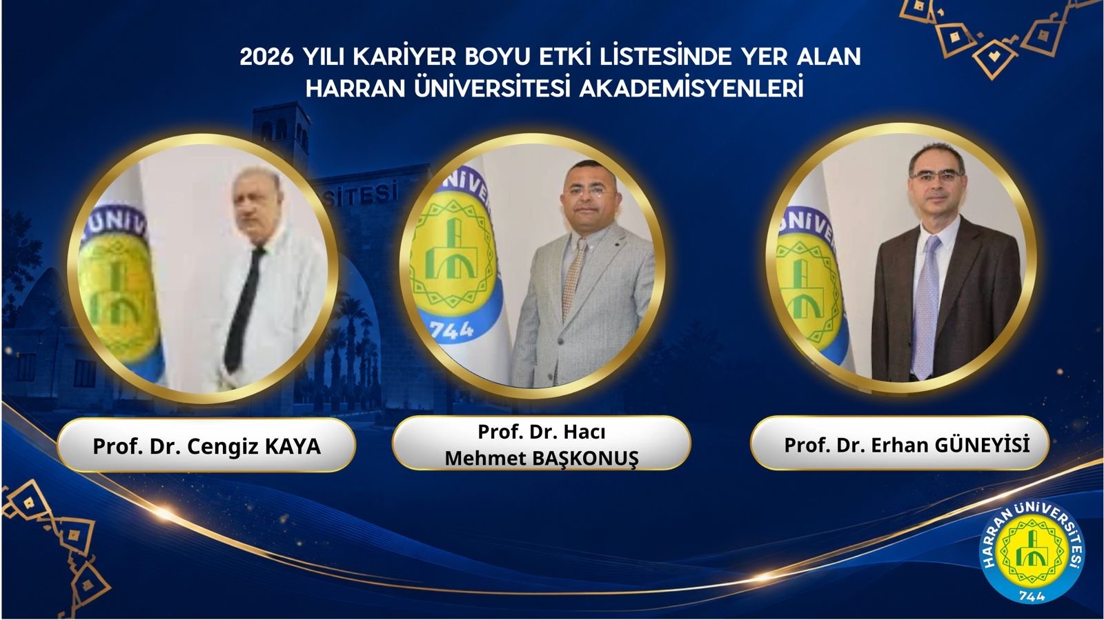 Harran Üniversitesinden Dünya Çapında Bilim Başarısı: 17 Akademisyen - 4