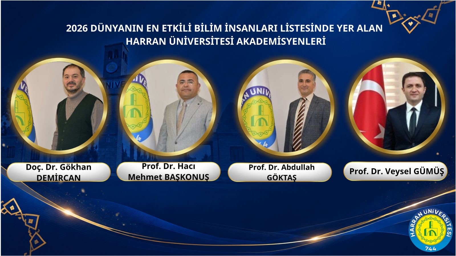 Harran Üniversitesinden Dünya Çapında Bilim Başarısı: 17 Akademisyen - 5