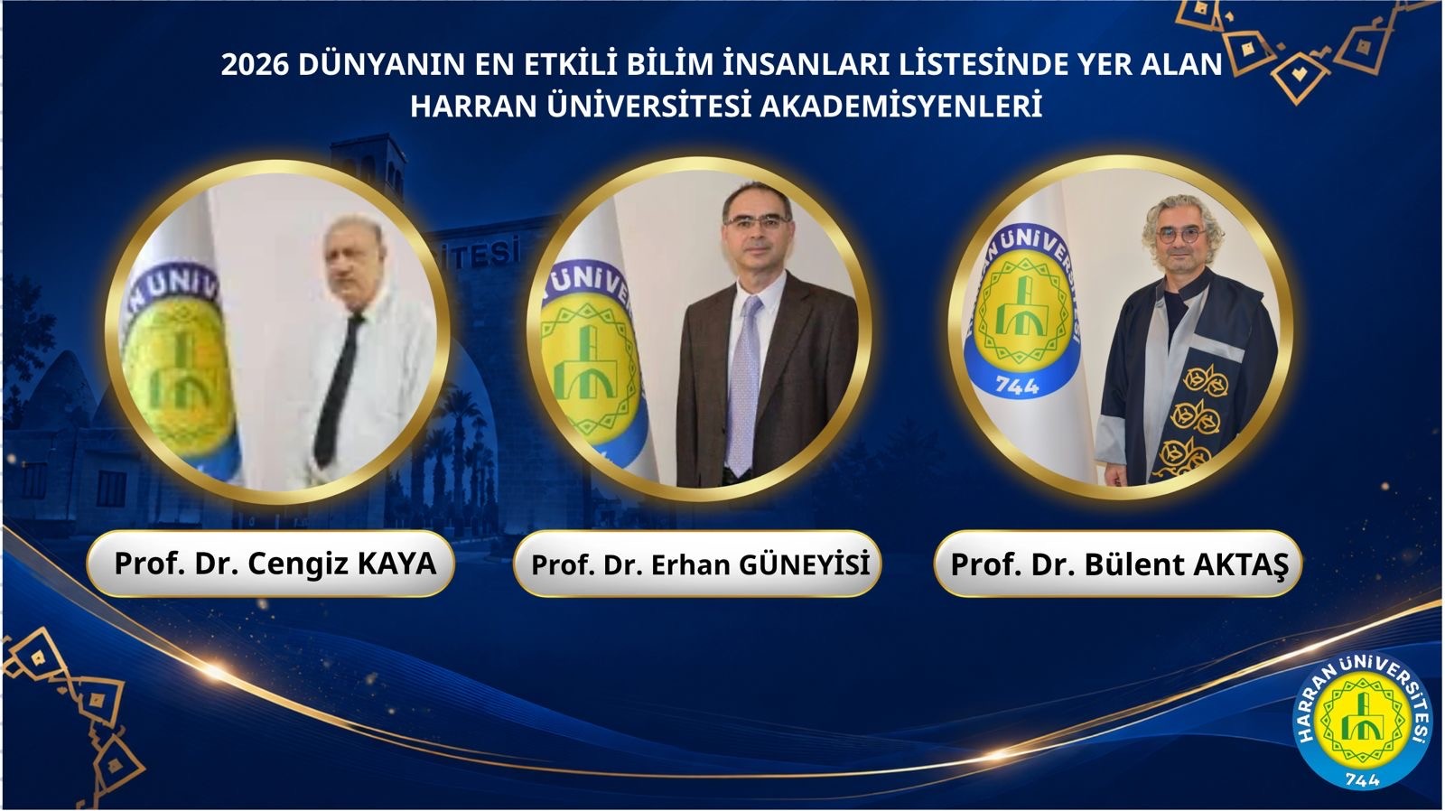 Harran Üniversitesinden Dünya Çapında Bilim Başarısı: 17 Akademisyen - 6
