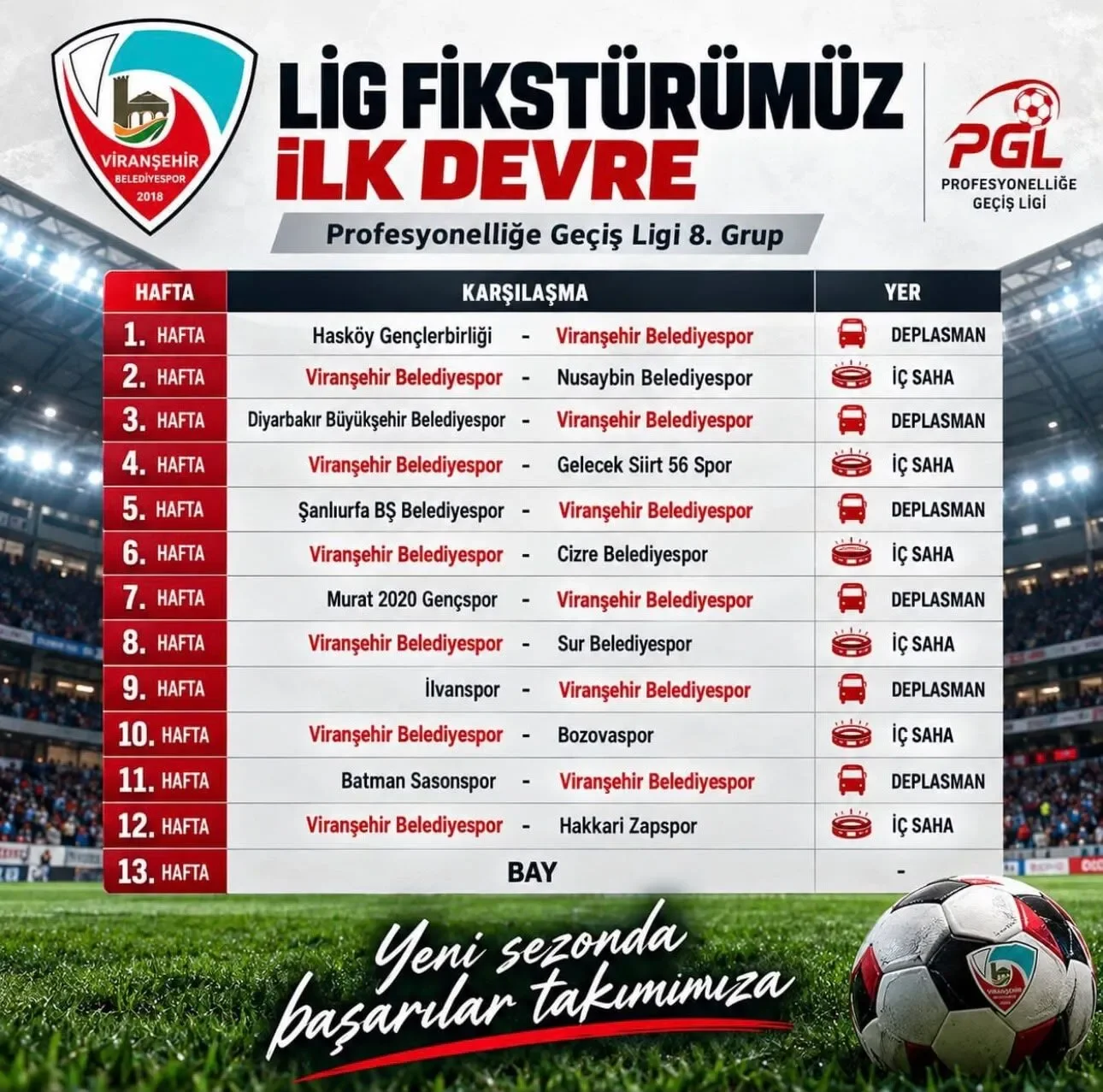 Şanlıurfa Takımlarının İlk Hafta Rakipleri Belli Oldu - 1