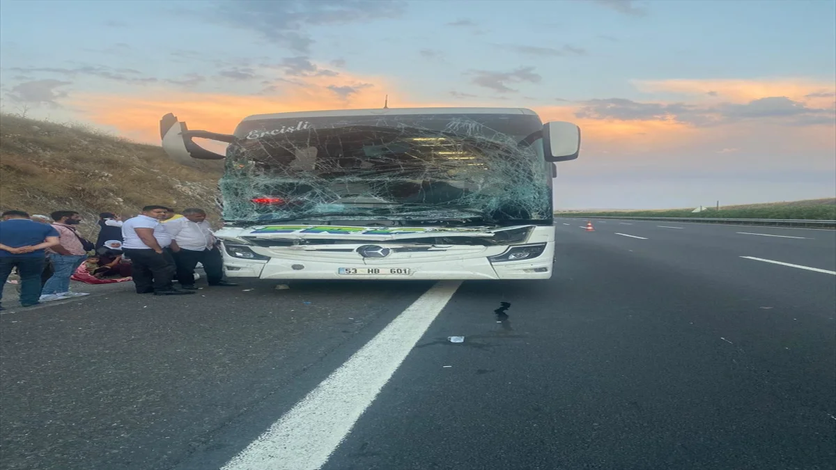 Şanlıurfa’da Yolcu Otobüsü Tıra Arkadan Çarptı: 2 Yaralı
