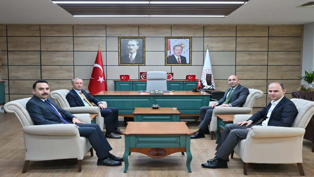 İlçe Kaymakamlarından İl Milli Eğitim Müdürü Kökrek’e Ziyaret
