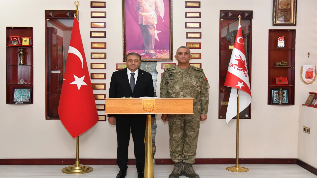 Şanlıurfa Valisi Hasan Şıldak’tan Tuğgeneral Haluk Erdem’e İadeiziyaret