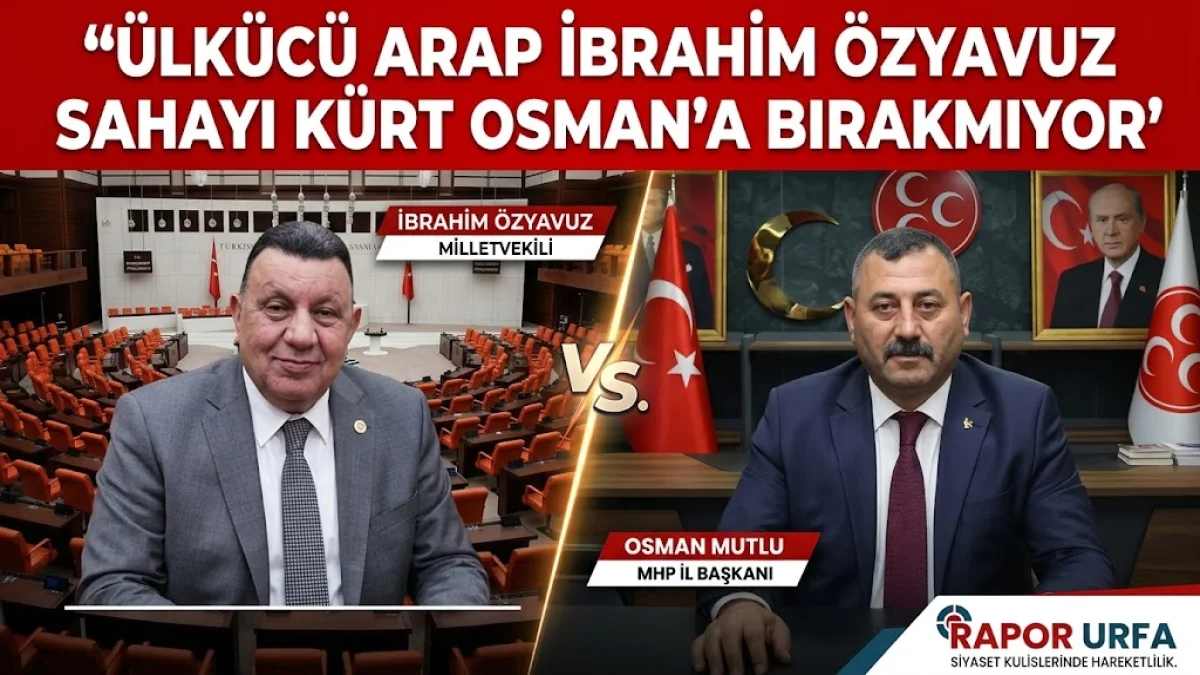 "Ülkücü Arap"  İbrahim Özyavuz Sahayı Ülkücü Kürt Osman Mutlu'ya Bırakmıyor!