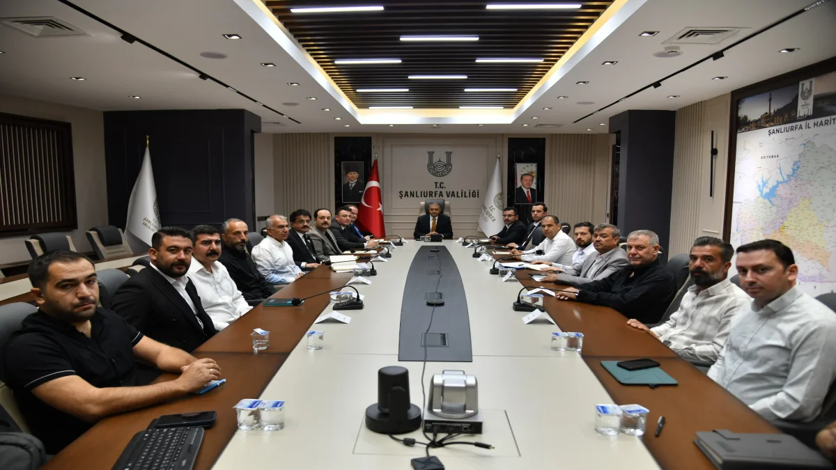 Şanlıurfa’da Ulaşım Yatırımları Masaya Yatırıldı: Vali Şıldak Başkanlığında Koordinasyon Toplantısı