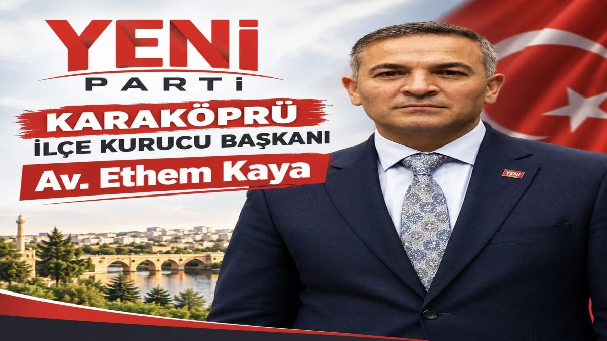Urfa Siyasetinde Avukat Ağırlığı Sürüyor: Yeni Parti Karaköprü’ye Av. Ethem Kaya’yı Atadı!