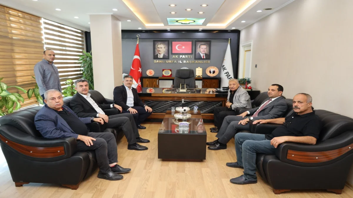 AK Parti Şanlıurfa İl Başkanlığı’na Üst Düzey Ziyaret
