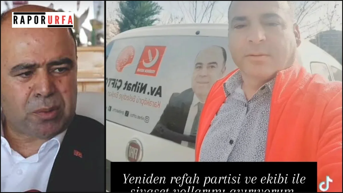 Şanlıurfa’da YRP Destekçisinden Yol Ayrımı Açıklaması: "Siyaset Yollarımı Ayırıyorum"