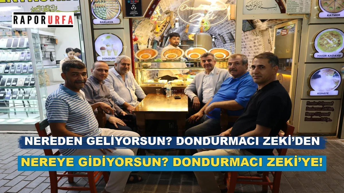 Nereden Geliyorsun? Dondurmacı Zeki’den Nereye Gidiyorsun? Dondurmacı Zeki’ye!