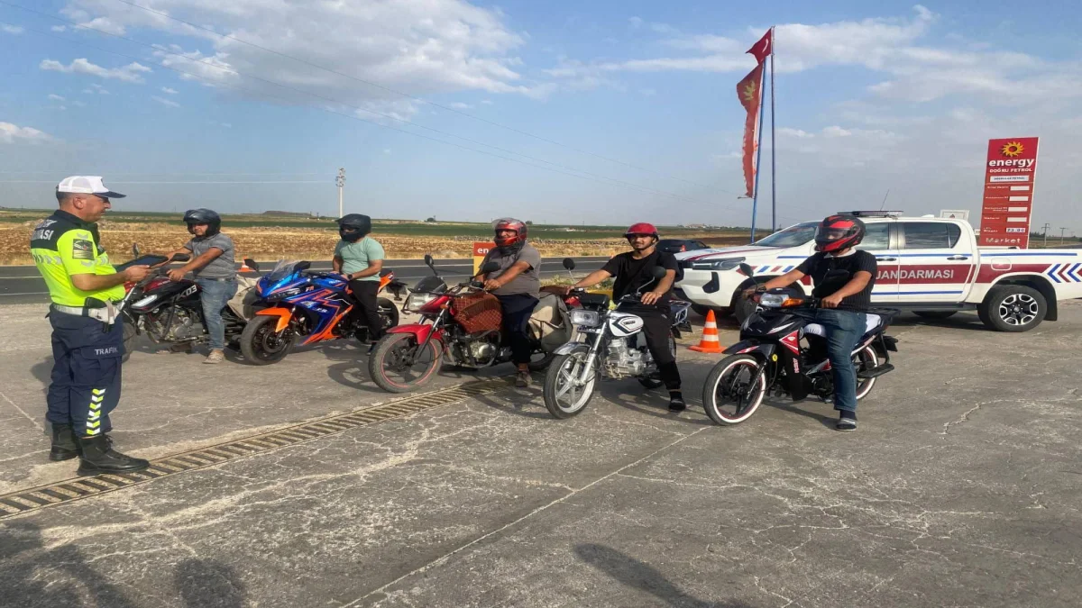 Şanlıurfa Jandarmasından Geniş Kapsamlı Motosiklet Denetimi