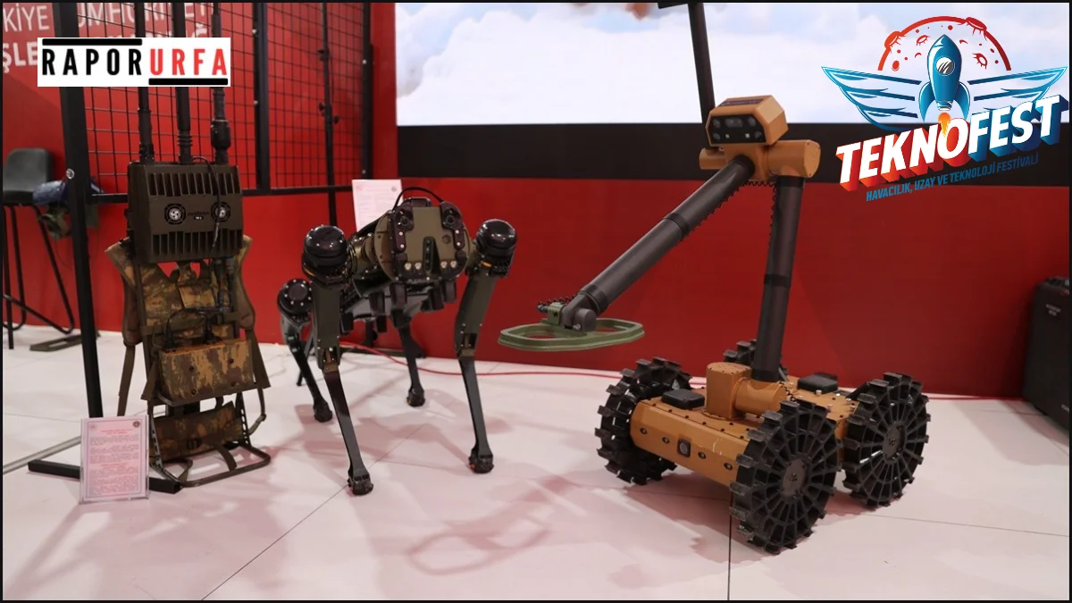 Jandarmanın mayın tespit aracı ve robotu Şanlıurfa'da