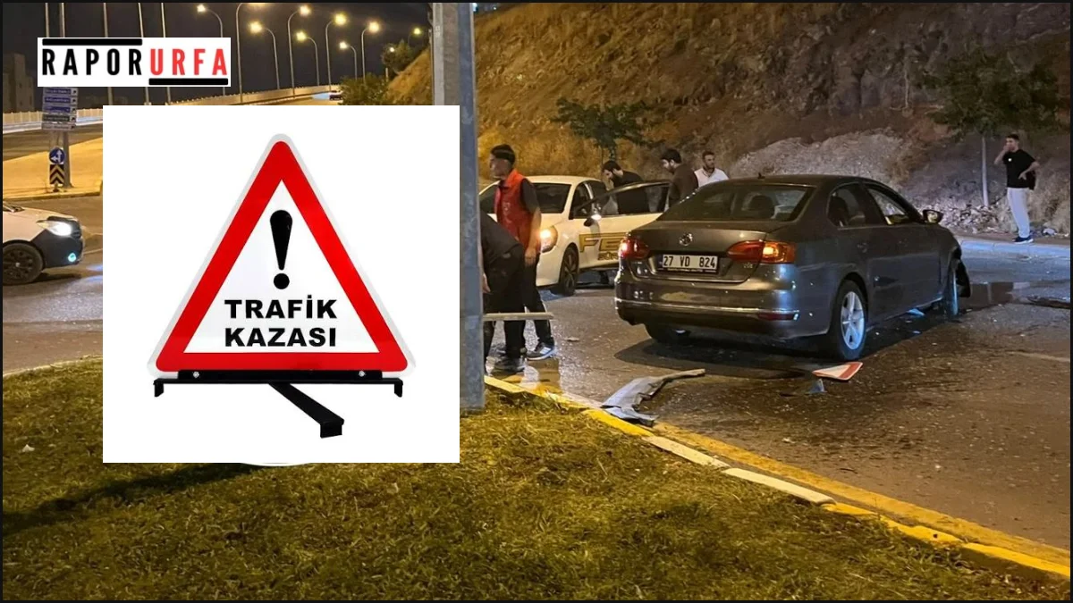Karaköprü’de İki Otomobil Çarpıştı: 2 Kişi Yaralandı