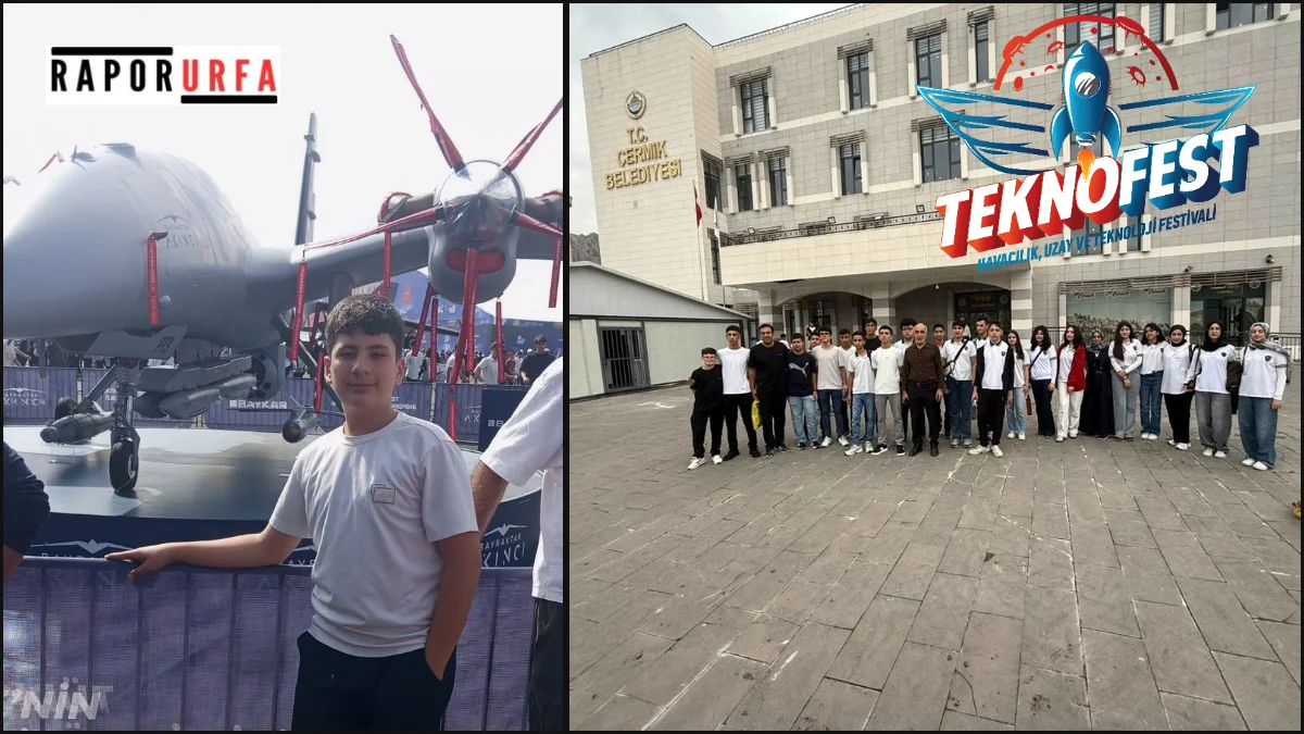 Cizre ve Bölge İlçelerinden Şanlıurfa TEKNOFEST’e Öğrenci Akını