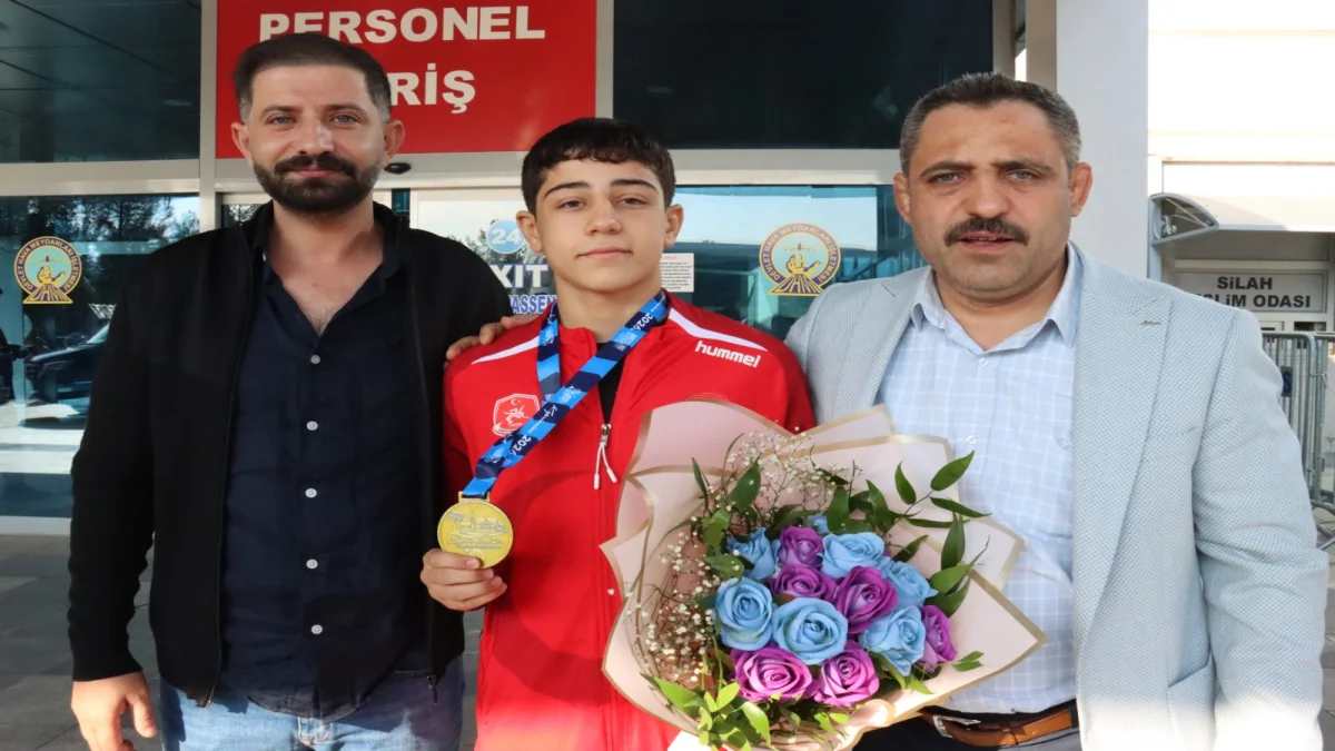 Şanlıurfalı genç güreşçi Dedeoğlu Balkan şampiyonu oldu