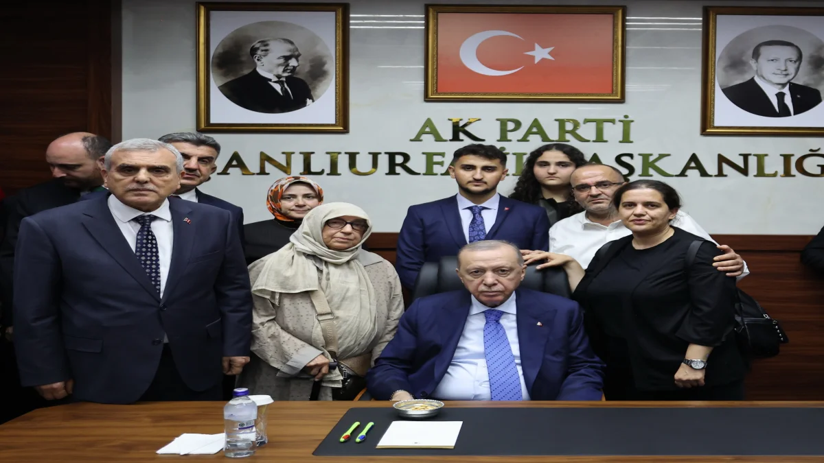 Erdoğan, Zeynep Çiftçi’nin ailesini AK Parti binasında kabul etti