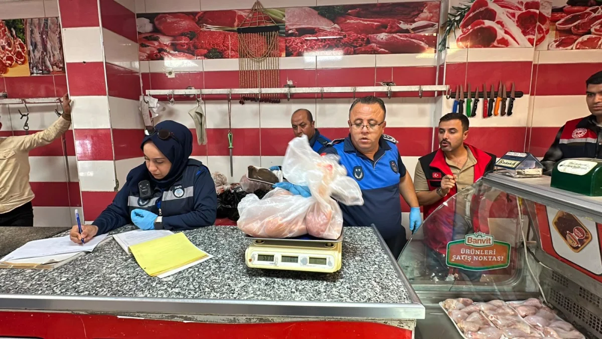 Şanlıurfa’da gıda denetimi: 170 kilo bozuk ete el konuldu