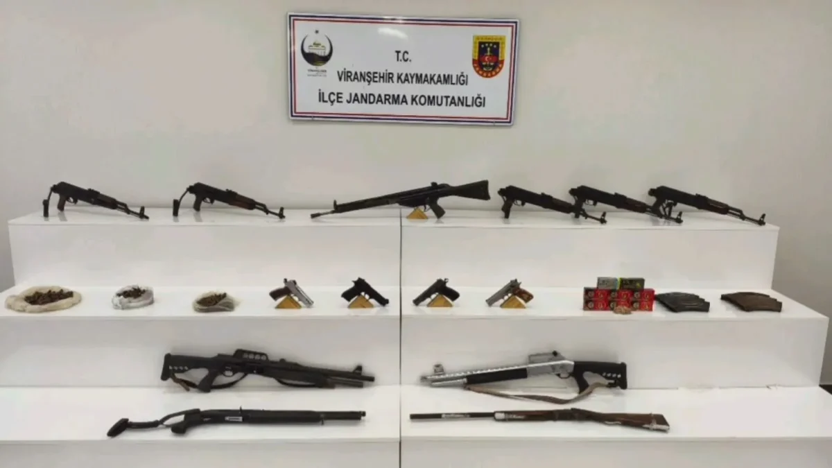 Şanlıurfa’da Silah Operasyonu: 6 Şüpheli Gözaltına Alındı