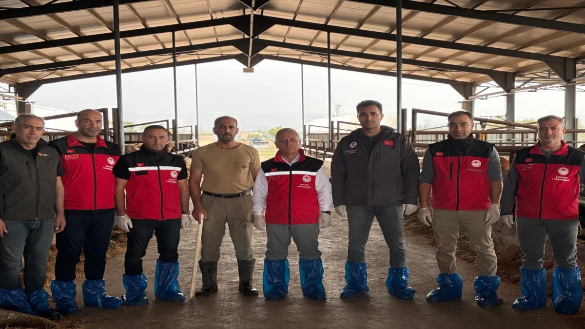 Şanlıurfa’da Sonbahar Şap Aşılama Çalışmaları Denetlendi