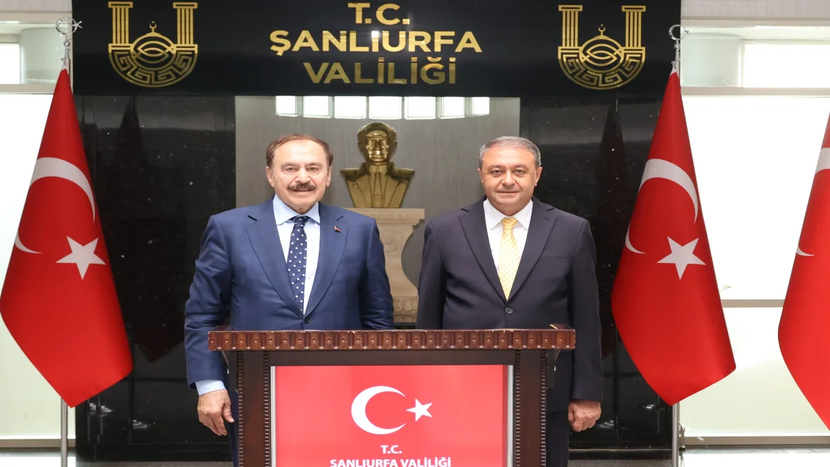 Veysel Eroğlu’ndan Şanlıurfa Valisi Hasan Şıldak’a Ziyaret
