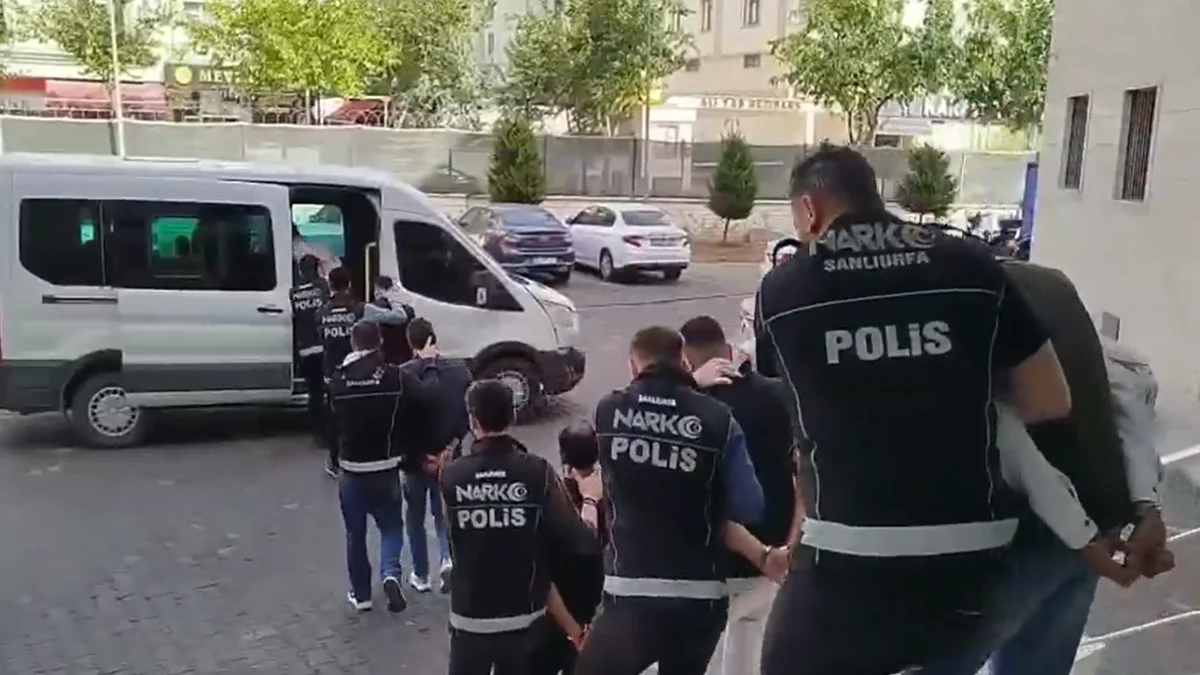 Şanlıurfa’da Uyuşturucu Operasyonu: 13 Şüpheli Tutuklandı
