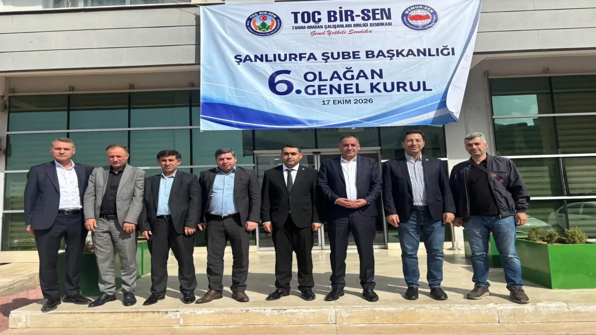 Toç Bir-Sen Şanlıurfa Şubesinde Salih Şıtıl yeniden başkan