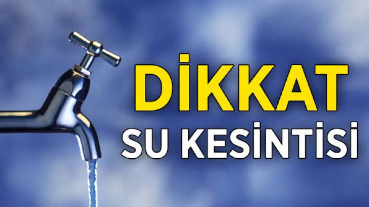 Karaköprü'de Su Kesintisi Uyarısı: ŞUSKİ Çalışma Saatlerini Duyurdu