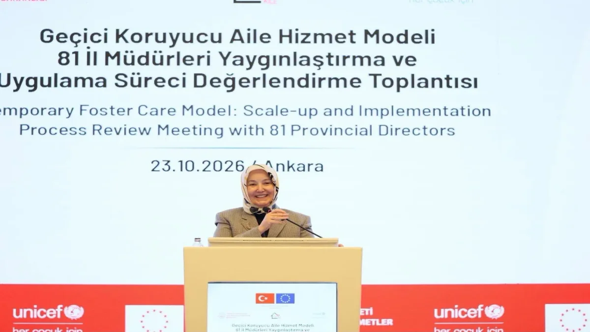 Şanlıurfa’ya koruyucu aile hizmetinde başarı ödülü