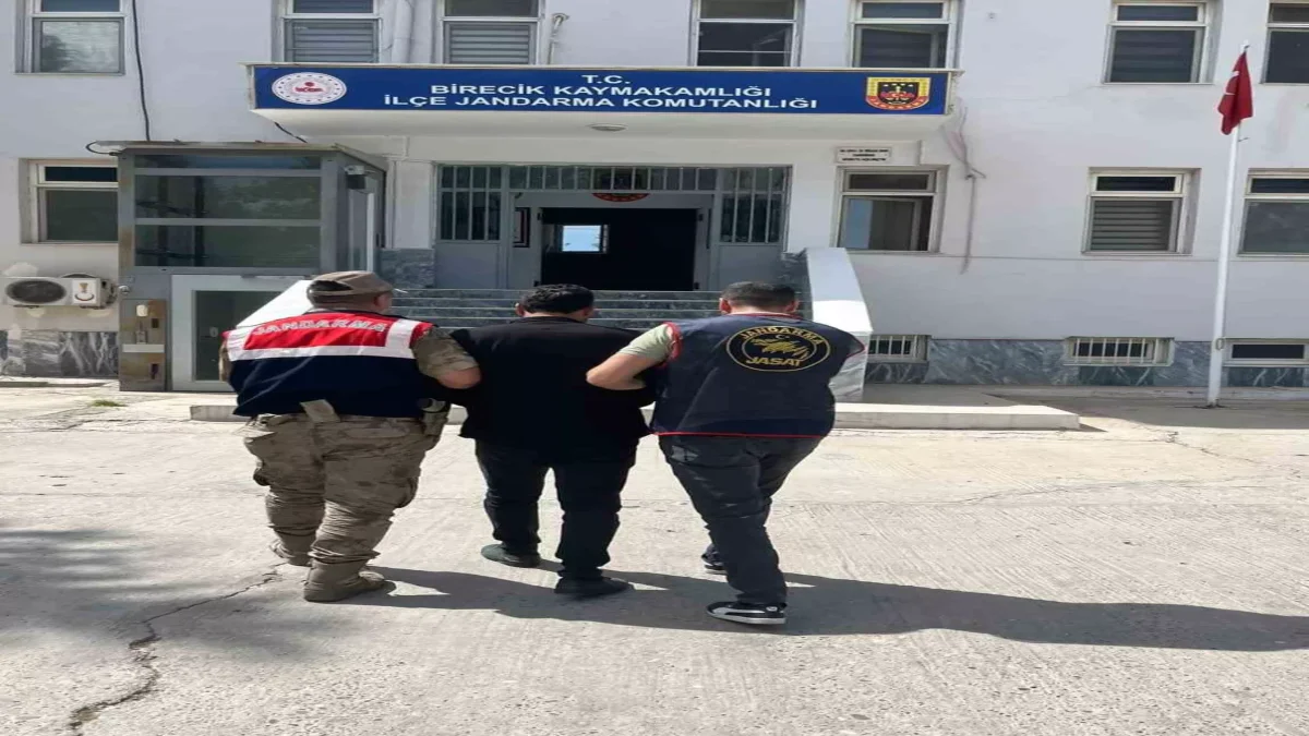 Birecik’te uyuşturucu hükümlüsü yakalandı