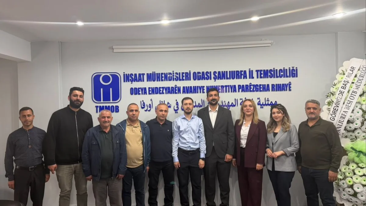 Delil Demir, Şanlıurfa İnşaat Mühendisleri Odası Başkanı Seçildi