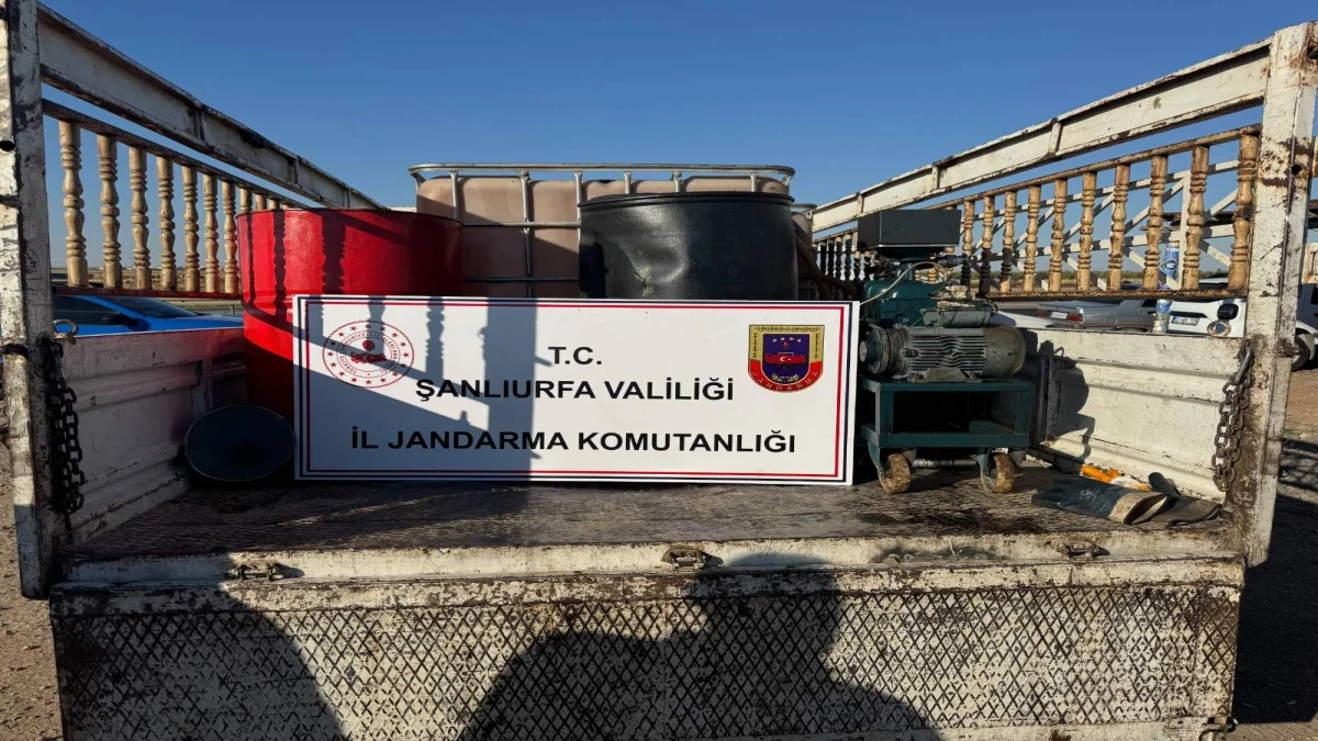 Şanlıurfa’da kaçak akaryakıt operasyonu: 650 litre ele geçirildi!