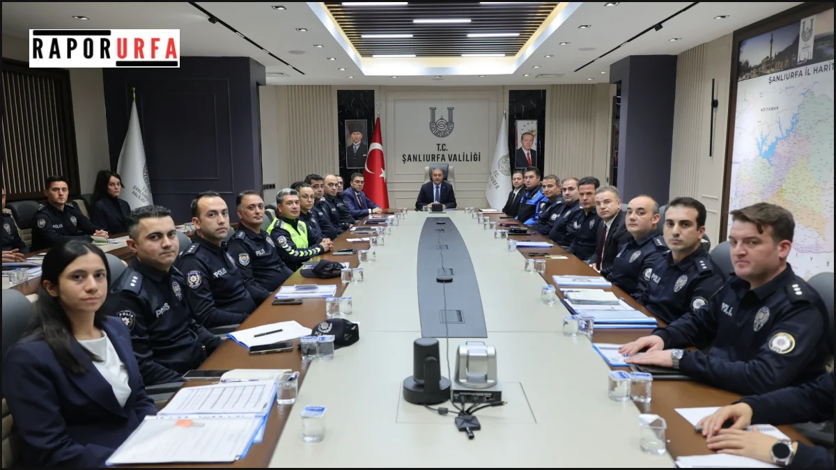Şanlıurfa’da yeni emniyet müdürleri Vali Şıldak’la buluştu