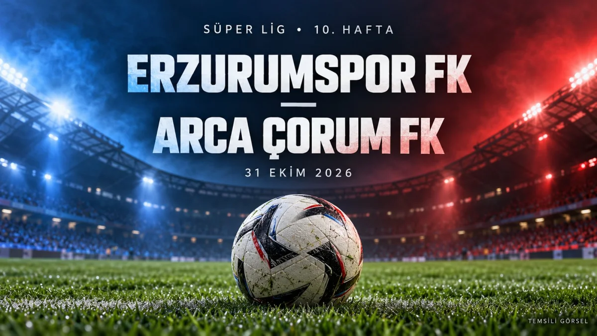 Erzurumspor - Çorum FK maç sonucu: Çorum 3-1 kazandı