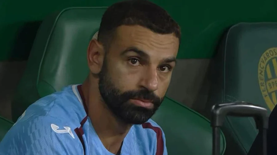 TRABZONSPOR'DA FARK GERİDE KALIRKEN SALAH'IN YÜZ İFADESİ GECEYE DAMGA VURDU