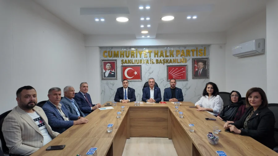 Müslim Sarı, Şanlıurfa’da CHP örgütünün çalışmalarını görüştü