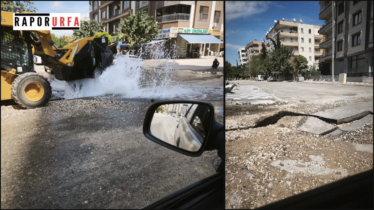 Karaköprü Akpiyar’da bitmeyen kazılar vatandaşı isyan ettirdi