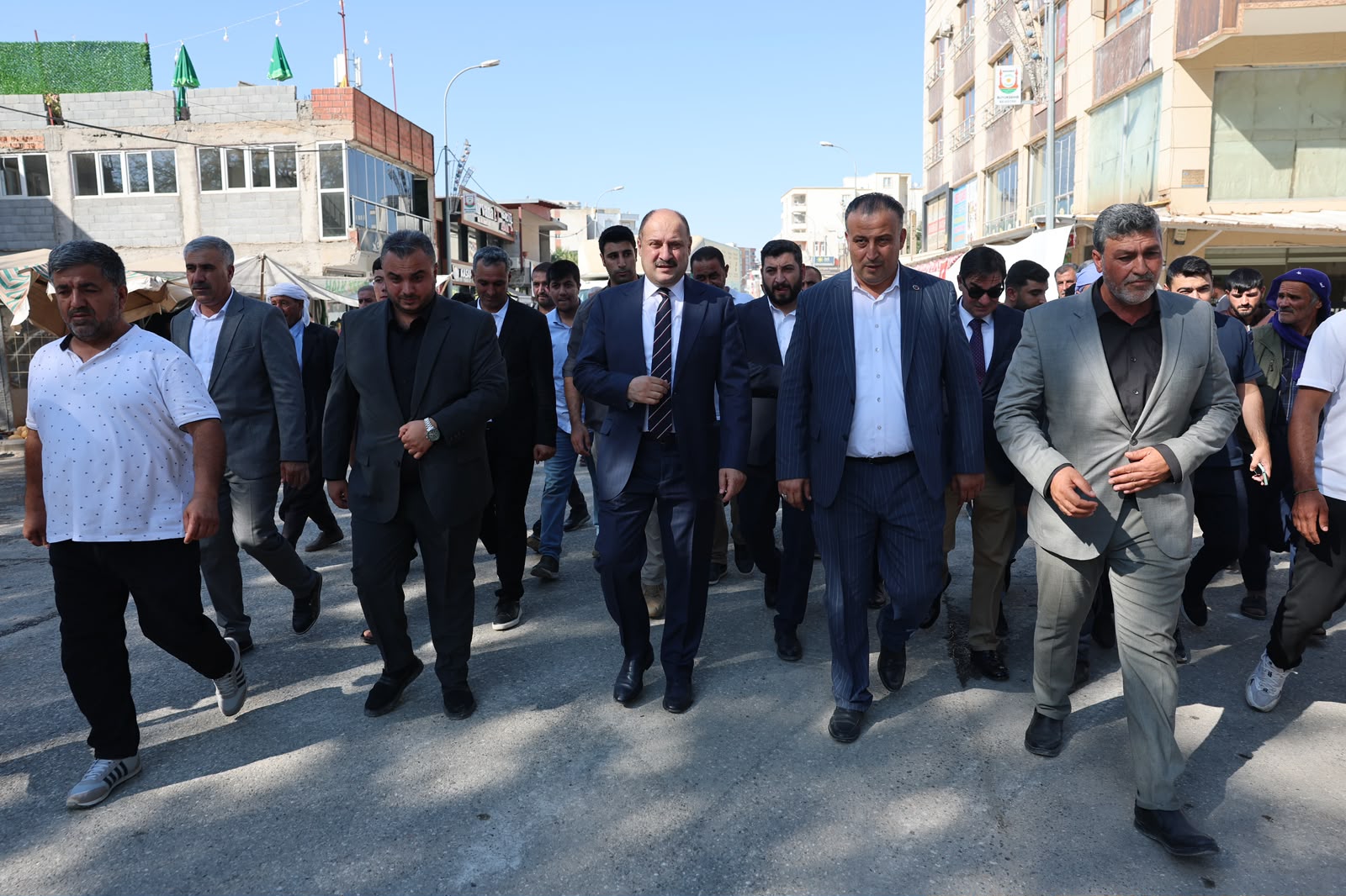 BAŞKAN GÜLPINAR, HİLVAN’DA TEMAS VE İNCELEMELERDE BULUNDU