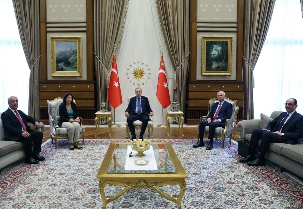 DEM Parti Heyetinden Cumhurbaşkanı Erdoğan ile Görüşme: "Ortak İrade Bir Kez Daha Teyit Edildi"