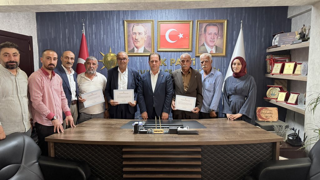 Okkalı ve Şibak Aileleri Hilvan’da AK Parti’ye Katıldı