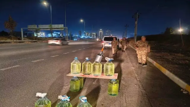 Erbil’de Sokaklarda Benzin Satışına Karşı Operasyon Başlatıldı