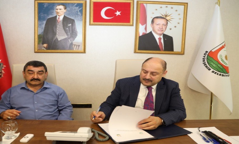 Kaynak haberde yayımlanan belediye basın görseli