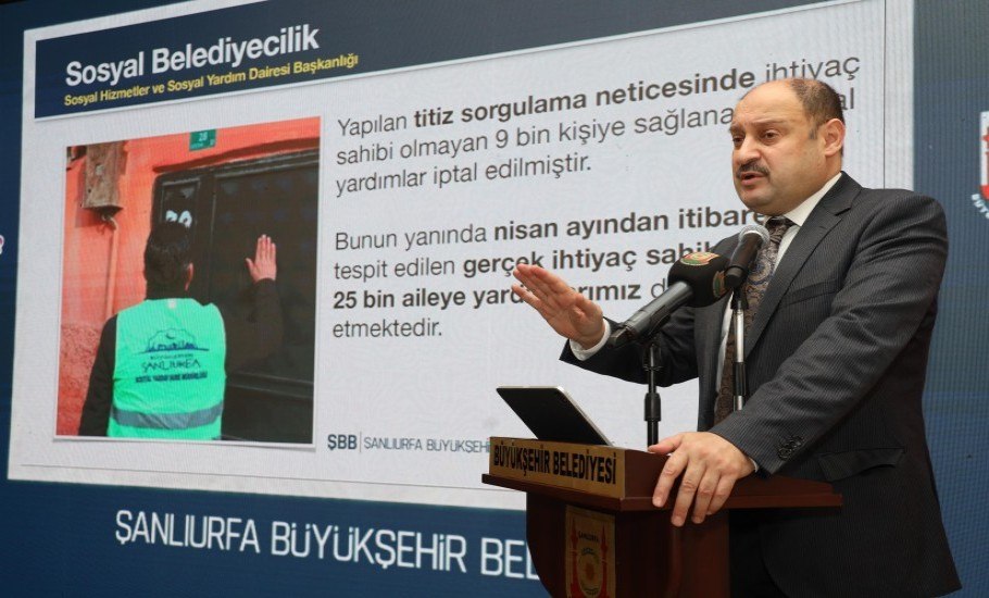 Kaynak haberde yayımlanan belediye basın görseli