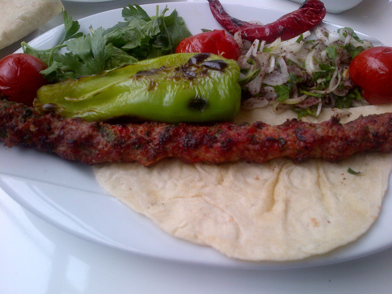 Haşhaş kebabı sunum örneği.